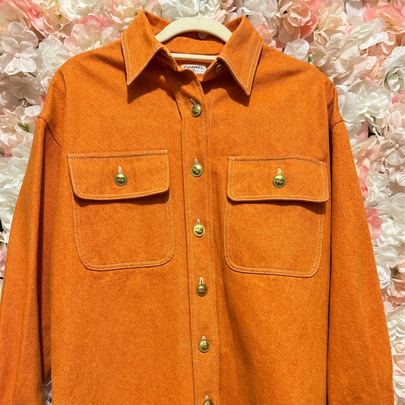 Chanel中古牛仔衣38碼-0