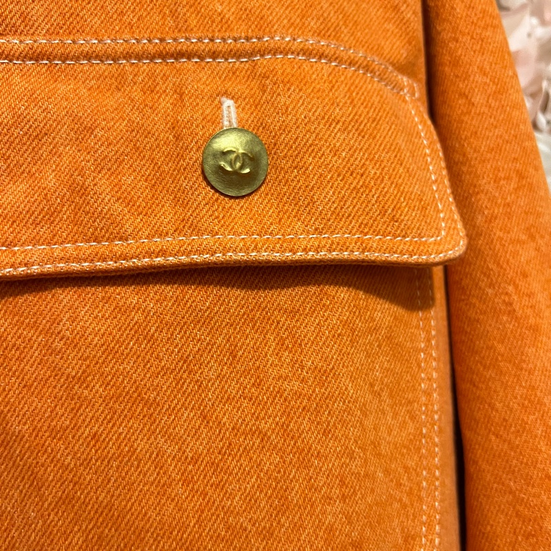 Chanel中古牛仔衣38碼-3