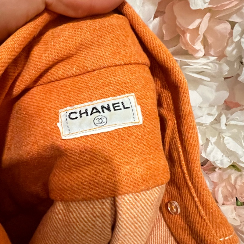 Chanel中古牛仔衣38碼-4