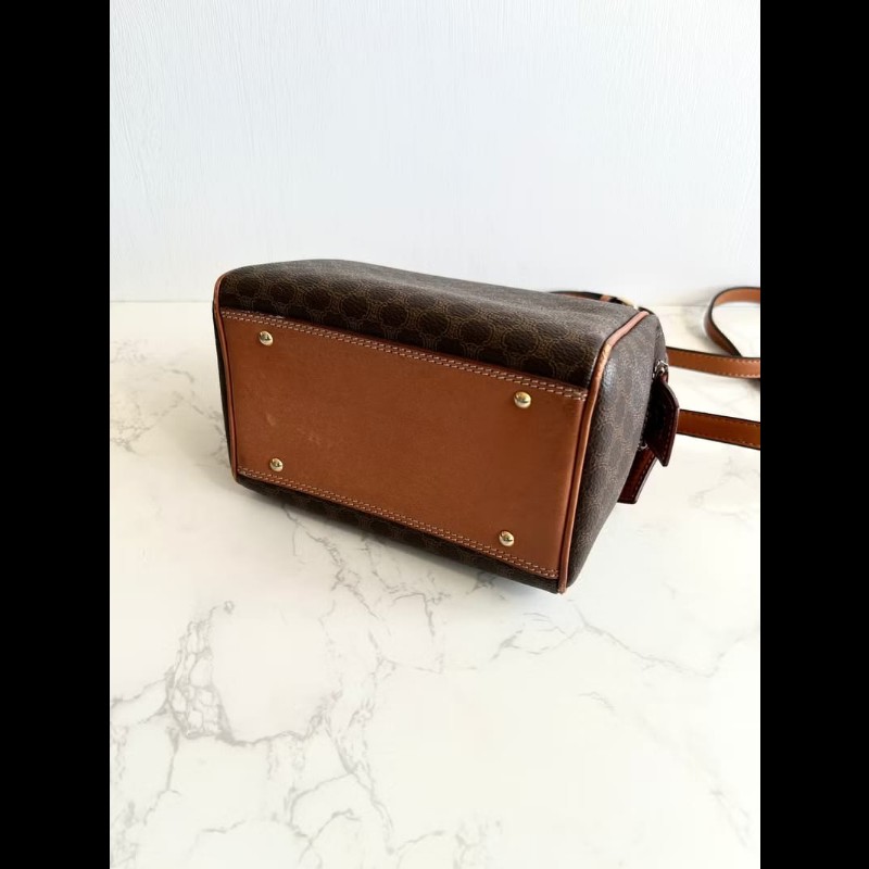 【LA LUNE】中古包 Celine迷你老花波士頓小包 斜背包 側背包 單肩包 二手包-2