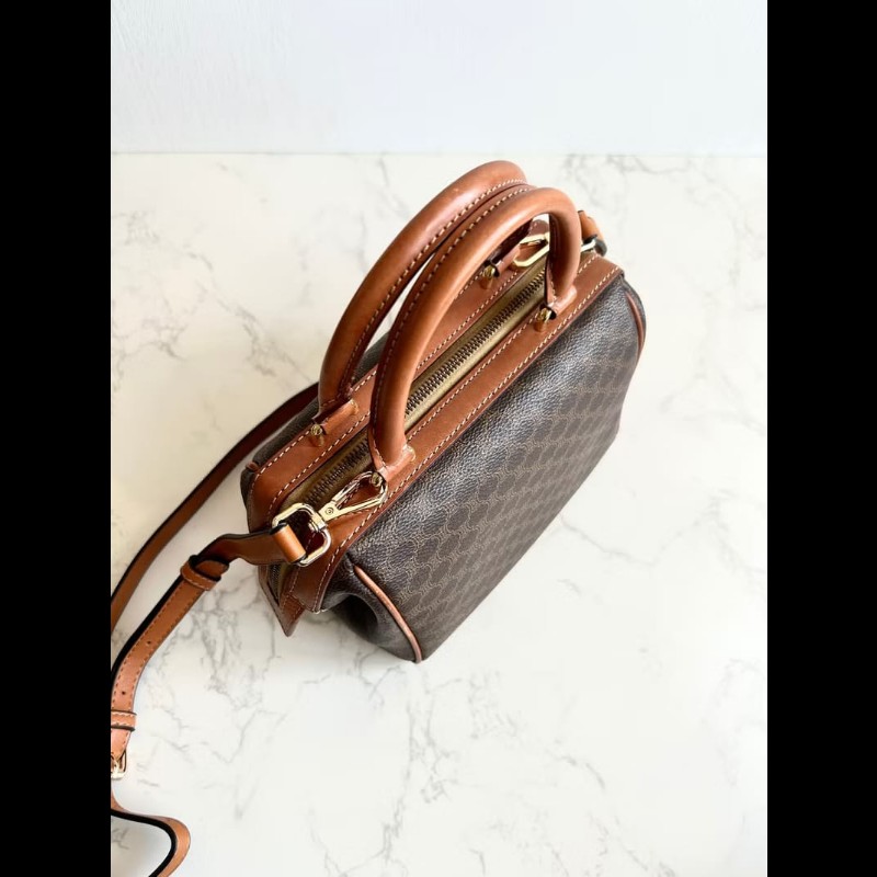 【LA LUNE】中古包 Celine迷你老花波士頓小包 斜背包 側背包 單肩包 二手包-3