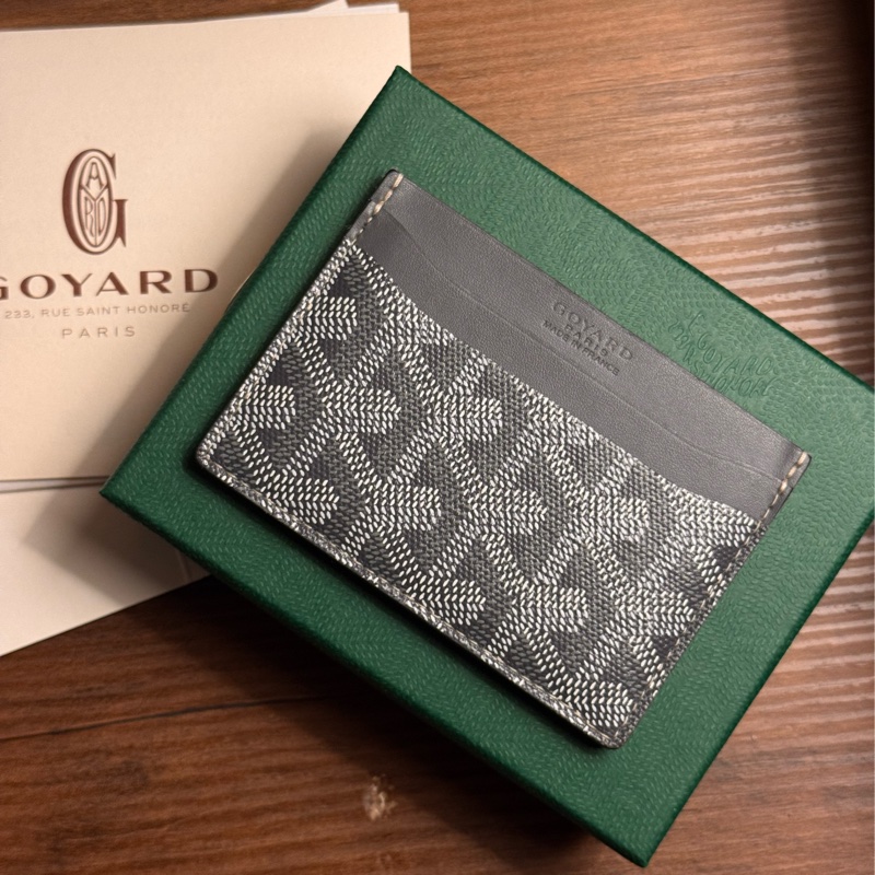 Goyard St. Sulpice 卡夾| 灰色|原盒原卡-0