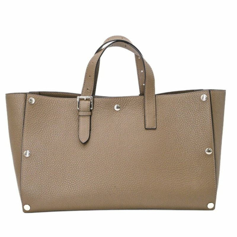 HERMES Sac Vello 手提包，Taurillon Clemence 皮革，女士，Etoupe-1