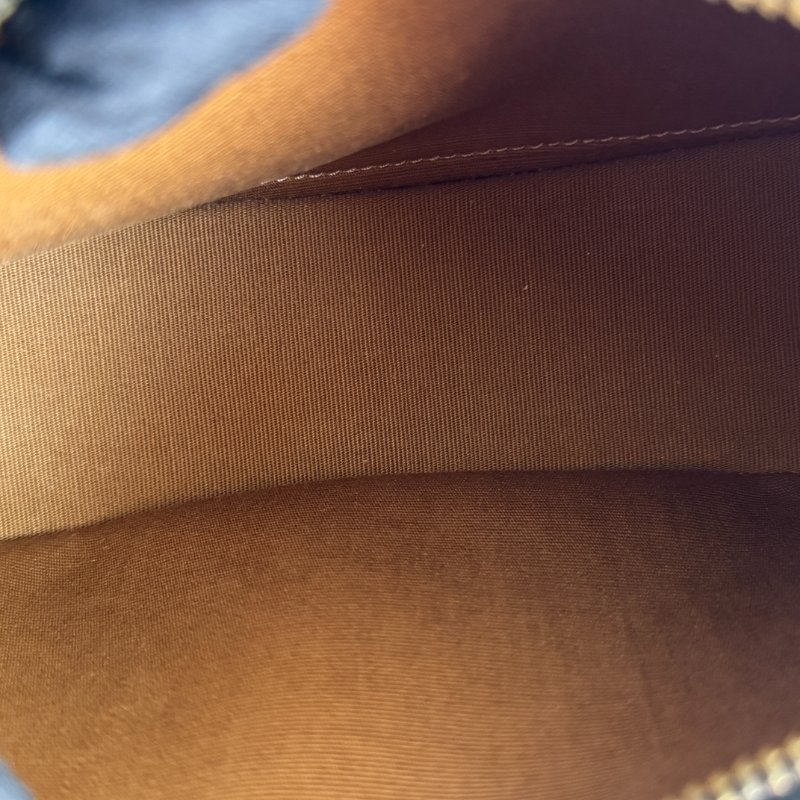 99新🆕 Celine 瑟琳 AVA 老花半月包 棕色-12