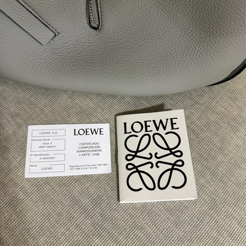 LOEWE Hammock Pearl Gray Small 珍珠灰-2