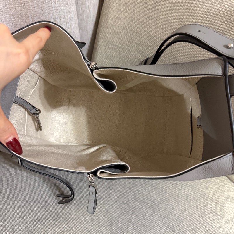 LOEWE Hammock Pearl Gray Small 珍珠灰-4