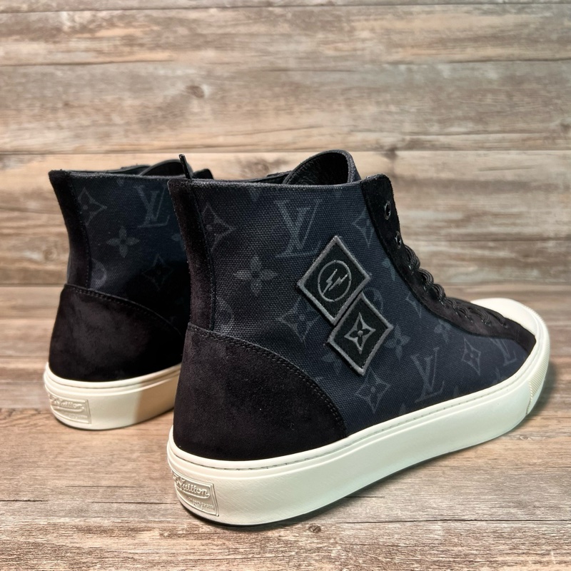 LV路易威登fragment 藤原浩 聯名 黑白 黑色 42碼-2