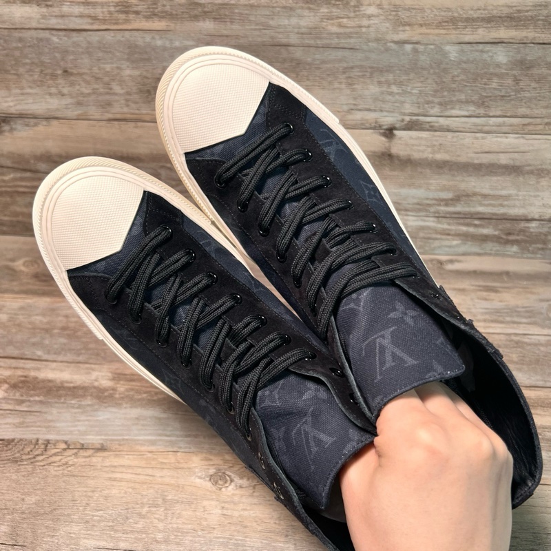 LV路易威登fragment 藤原浩 聯名 黑白 黑色 42碼-4