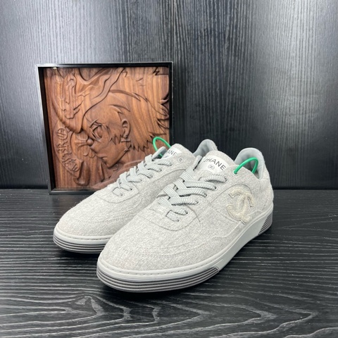 Chanel香奈兒 24b 羊毛灰 38.5 碼