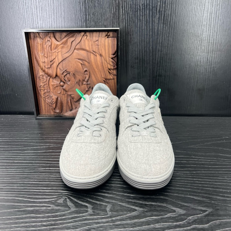 Chanel香奈兒 24b 羊毛灰 38.5 碼-1