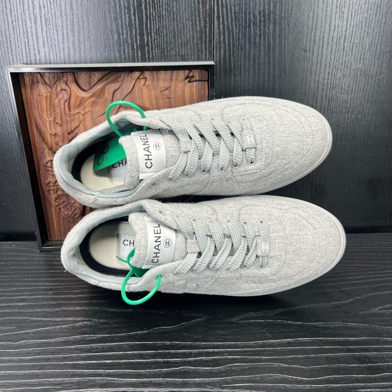 Chanel香奈兒 24b 羊毛灰 38.5 碼-4