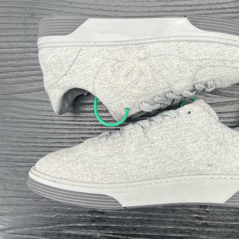 Chanel香奈兒 24b 羊毛灰 38.5 碼-5