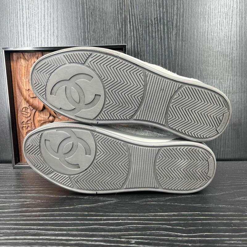 Chanel香奈兒 24b 羊毛灰 38.5 碼-8