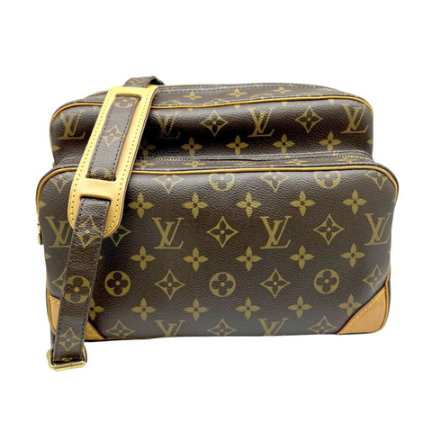 路易威登 Monogram Nile 棕色 M45244 AR5019 男女通用帆布單肩包