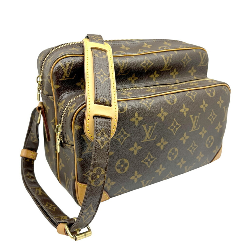 路易威登 Monogram Nile 棕色 M45244 AR5019 男女通用帆布單肩包-1