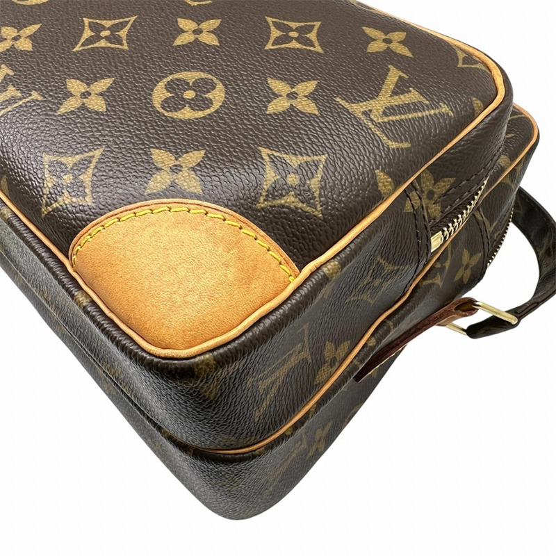 路易威登 Monogram Nile 棕色 M45244 AR5019 男女通用帆布單肩包-4