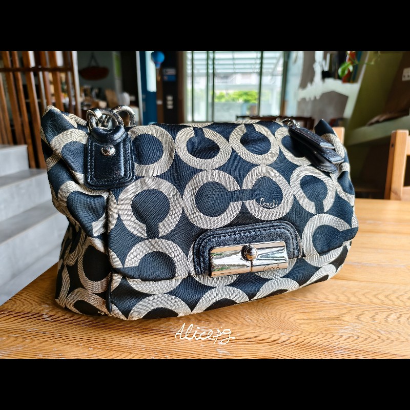 coach Op Art Signature 16813肩背包-0