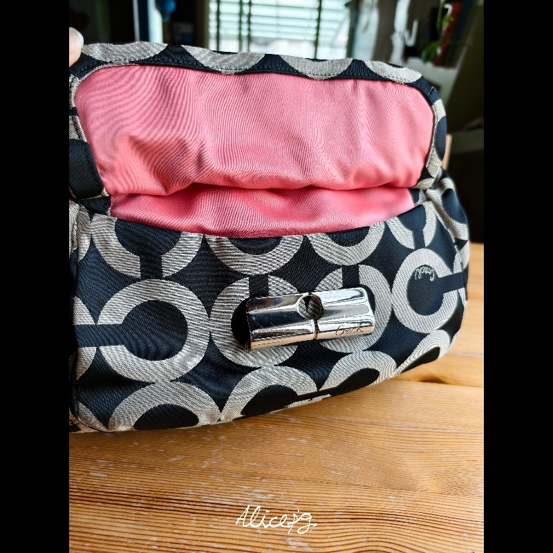 coach Op Art Signature 16813肩背包-2