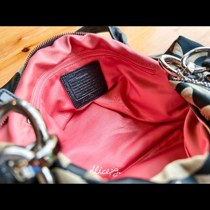 coach Op Art Signature 16813肩背包-3