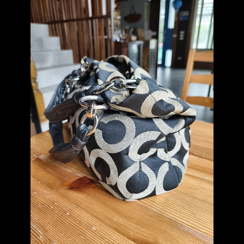 coach Op Art Signature 16813肩背包-4