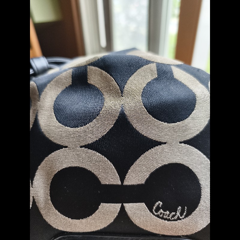 coach Op Art Signature 16813肩背包-5