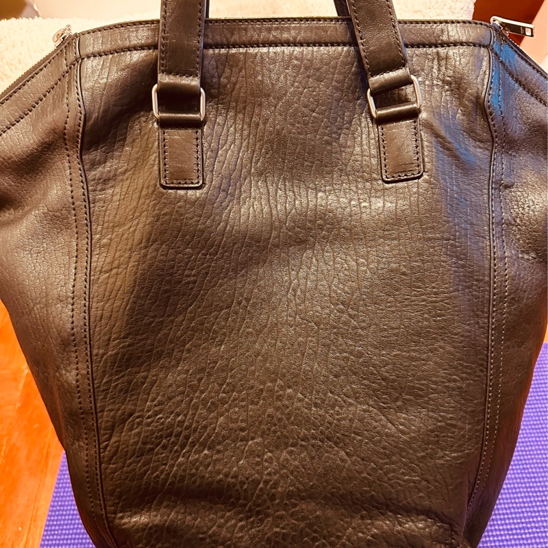 YSL DOWNTOWN TOTE BAGI IN LAMBSKIN LEATHER-7