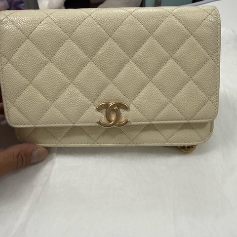 香奈兒白金WOC晶片款