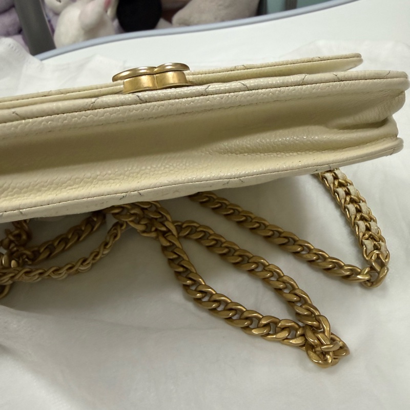 香奈兒白金WOC晶片款-5