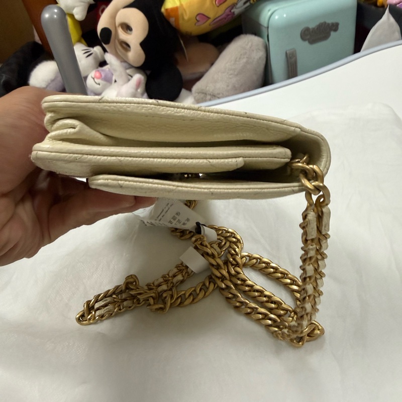 香奈兒白金WOC晶片款-7