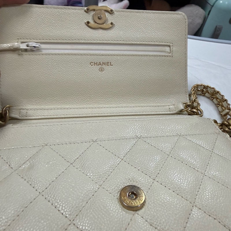 香奈兒白金WOC晶片款-9