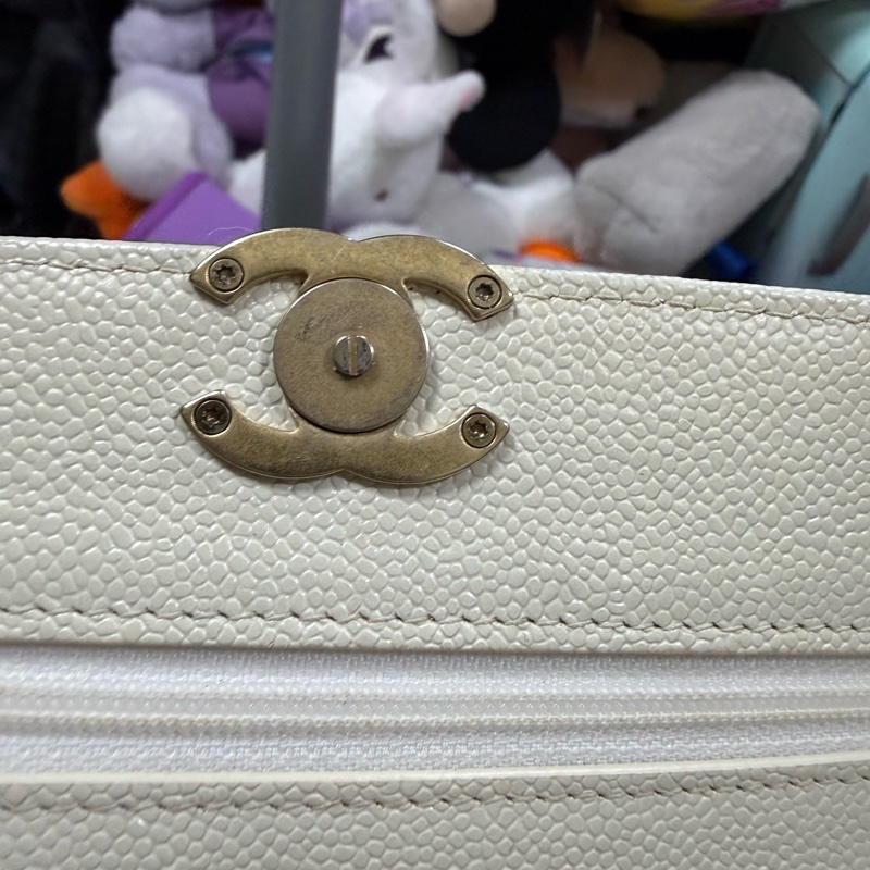 香奈兒白金WOC晶片款-13