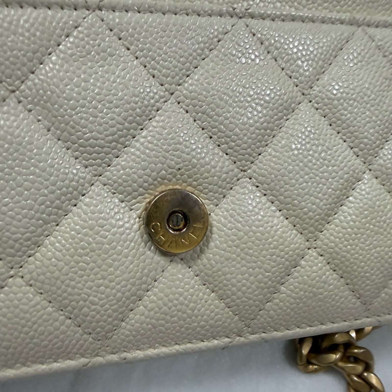 香奈兒白金WOC晶片款-14