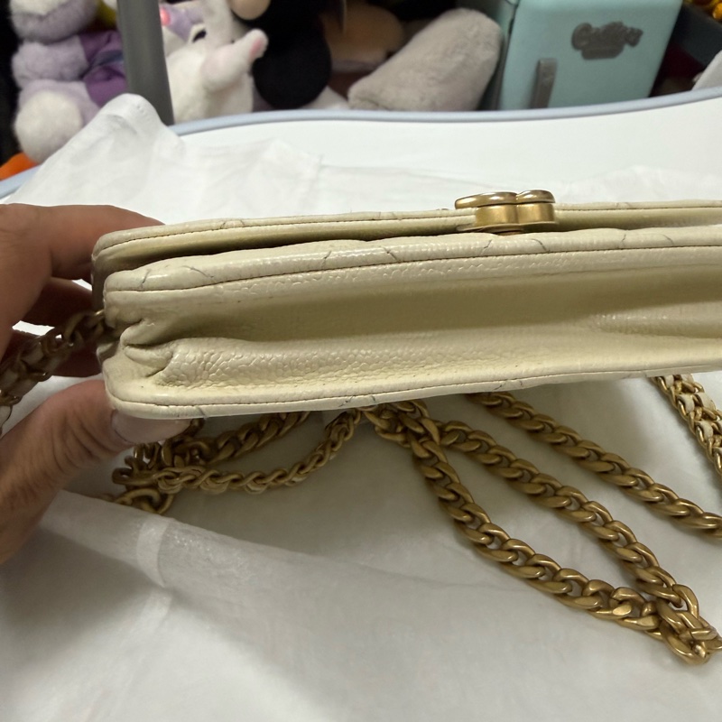 香奈兒白金WOC晶片款-19