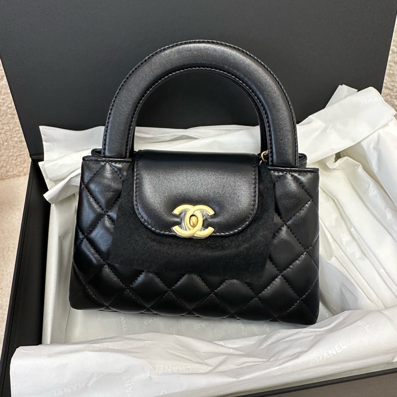 全新帶票香奈兒/Chanel 迷你kelly購物包-0