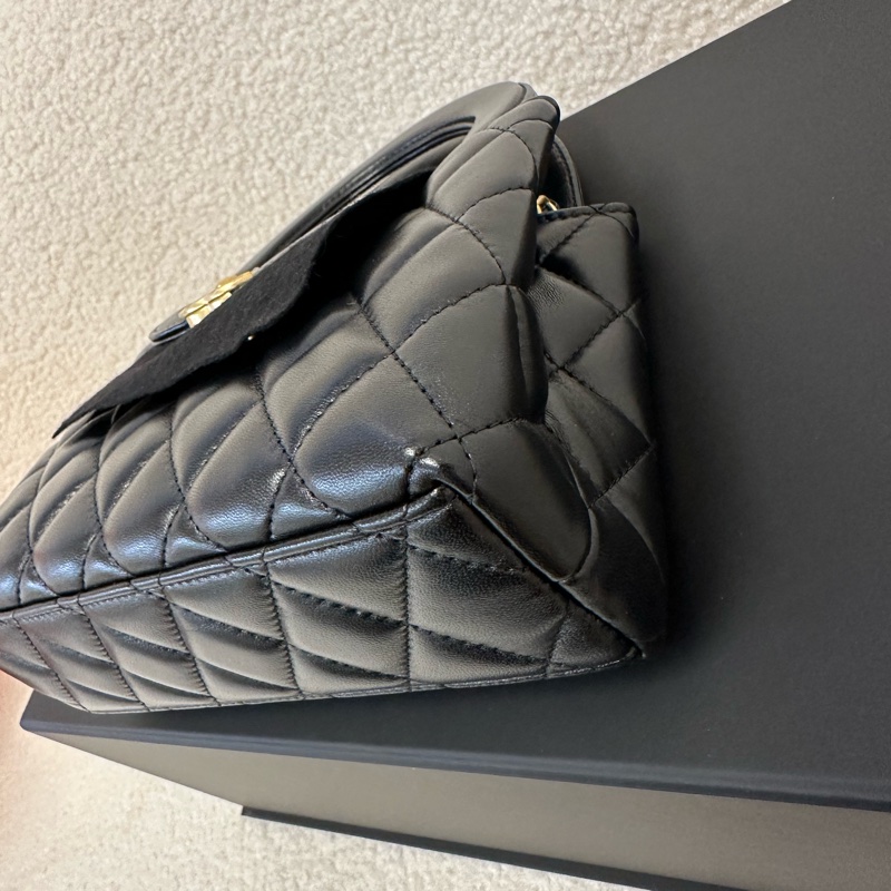 全新帶票香奈兒/Chanel 迷你kelly購物包-3