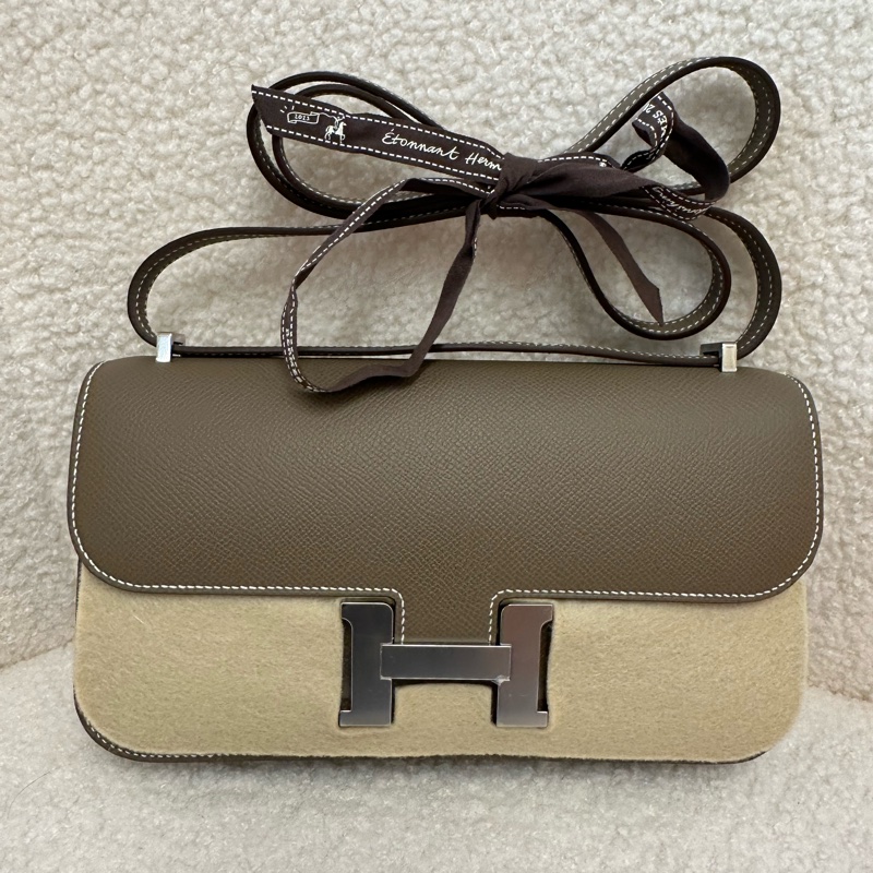 Hermès 大象灰 康康Elan 全新全套K刻,epsom皮,-2