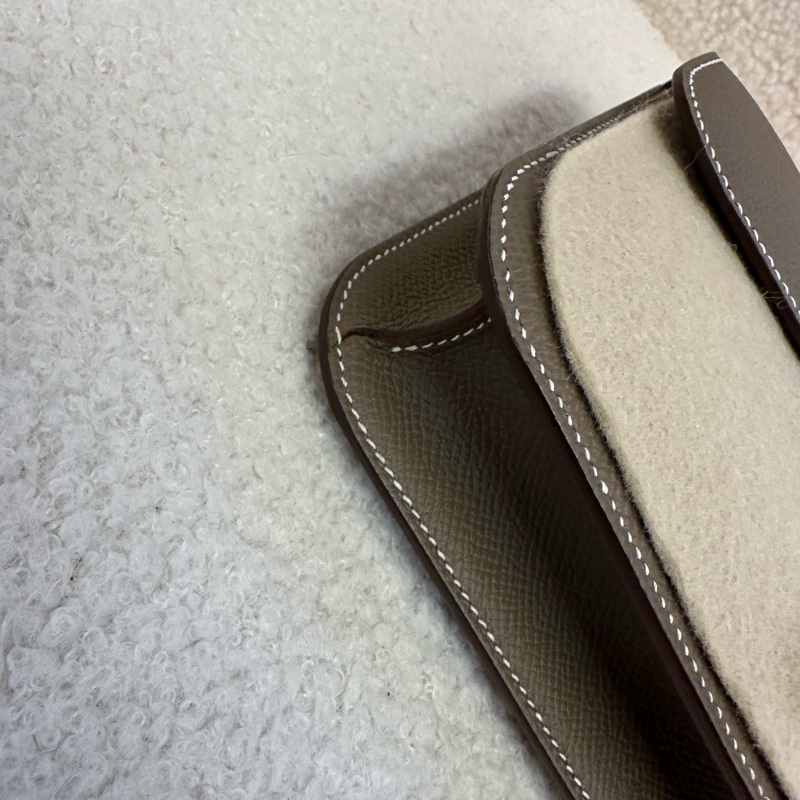 Hermès 大象灰 康康Elan 全新全套K刻,epsom皮,-3