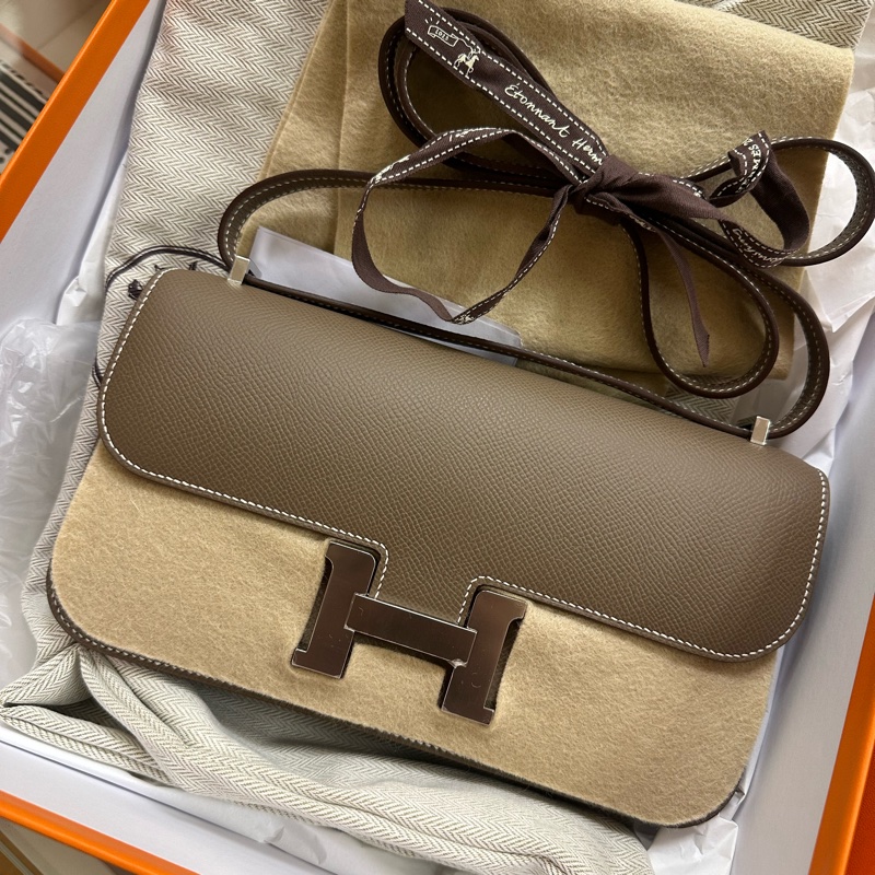 Hermès 大象灰 康康Elan 全新全套K刻,epsom皮,-7