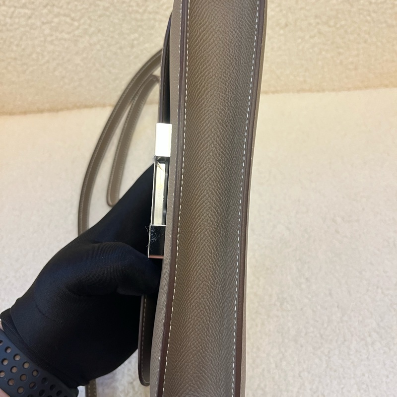 Hermès 大象灰 康康Elan 全新全套K刻,epsom皮,-9