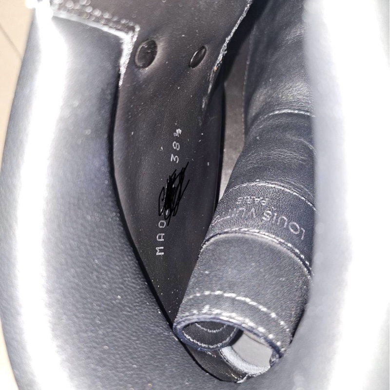 Louis Vuitton Laurette Monogram 鋸齒底短靴 (實際尺寸 38.5 號) 附鞋盒-3