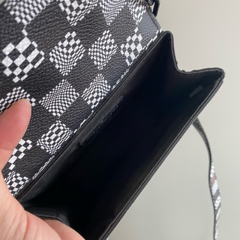 LV steamer nano 小挎包 限量款馬賽克 男女都可以背 20年編碼-7