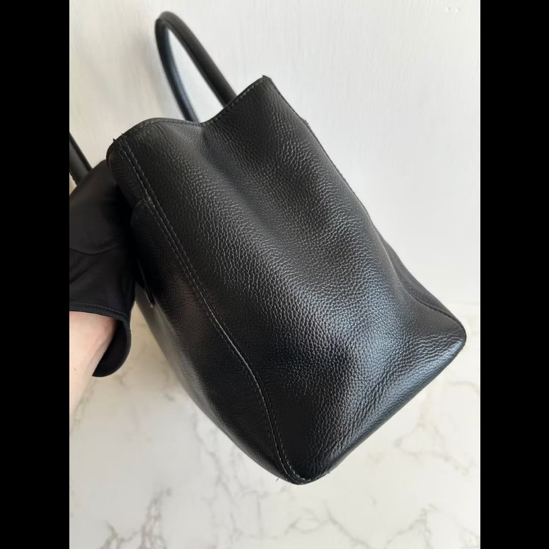 【LA LUNE】中古包 Chanel黑銀Executive Tote復刻托特包 單肩包 側背包 二手包 古著包-6