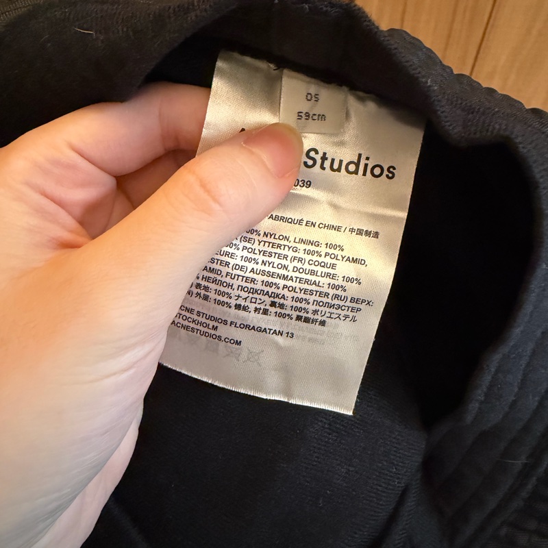 acne studios 尼龍漁夫帽-3