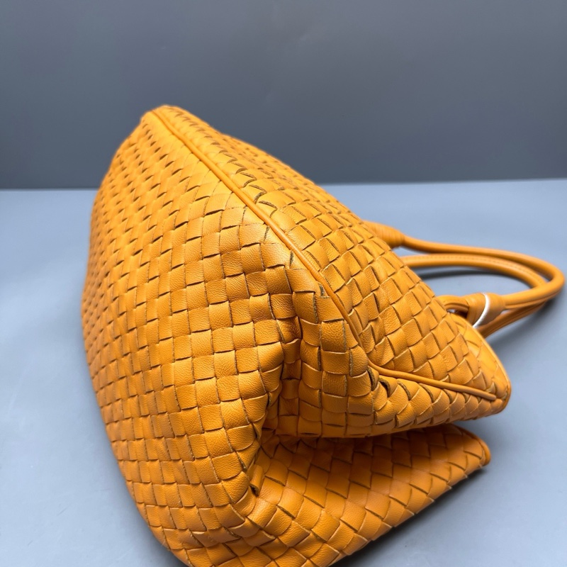 BV 97新 黃色編織托特包 尺寸30*17-4