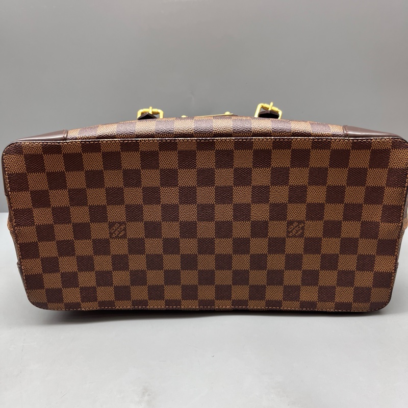 LV路易威登 97新 棕棋盤格Hampstead托特包  尺寸35*28-2