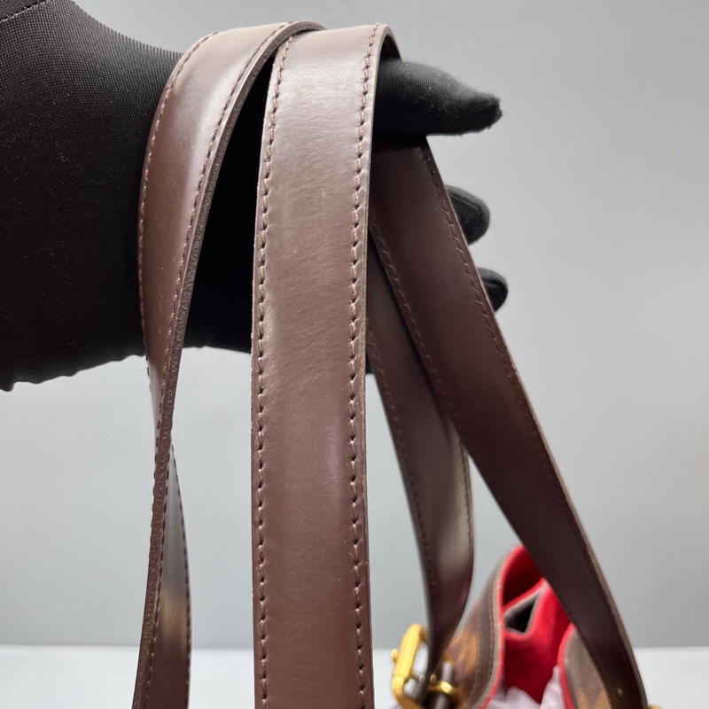 LV路易威登 97新 棕棋盤格Hampstead托特包  尺寸35*28-5