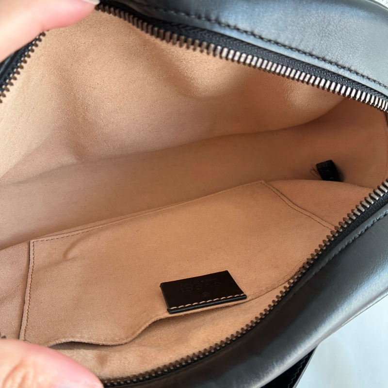 Gucci 447632黑復古金雙G marmont 24公分-14