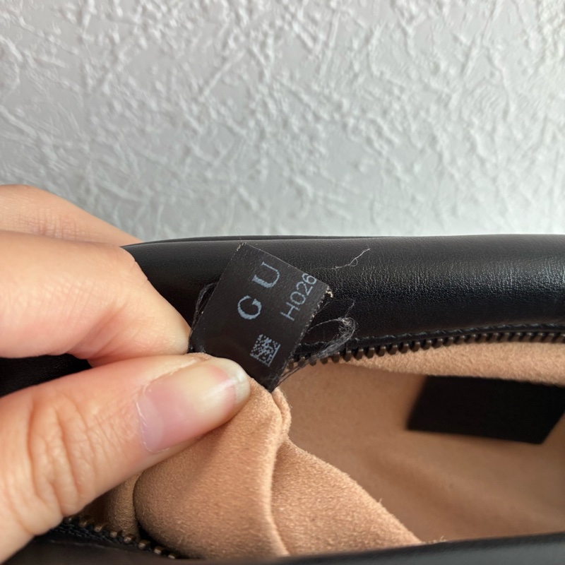 Gucci 447632黑復古金雙G marmont 24公分-19