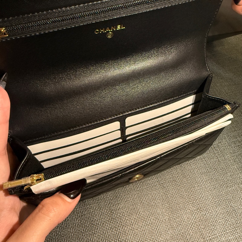 CHANEL Classic WOC with Top Handle 香奈兒經典菱格紋把手鏈包-4