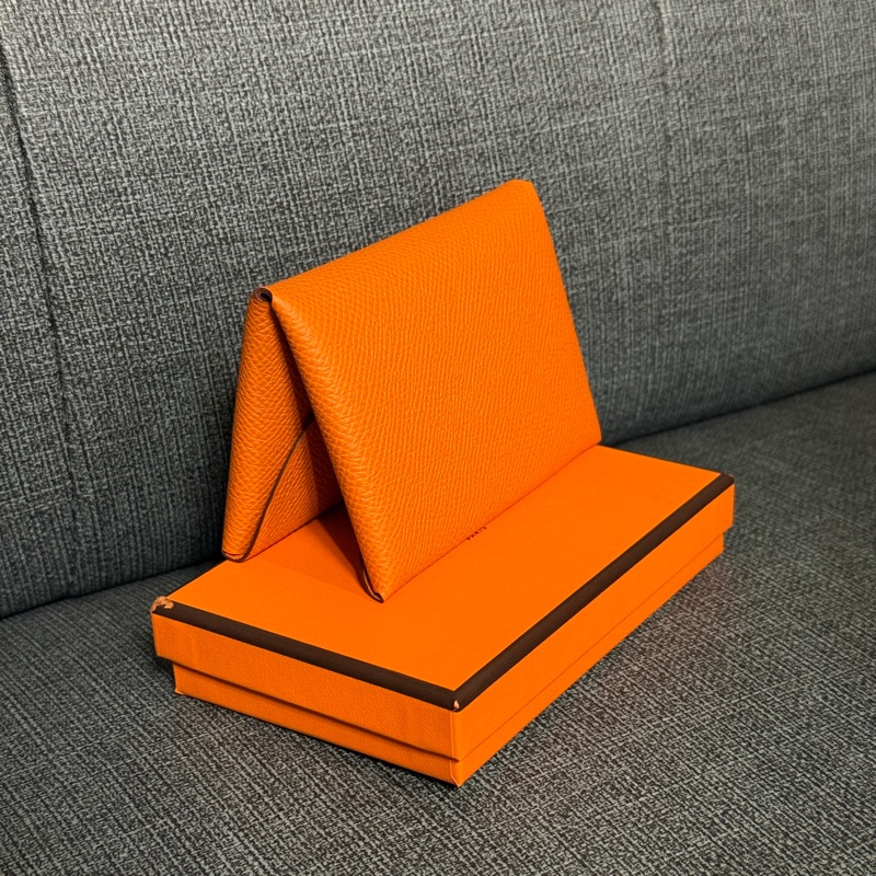 Hermès Calvi Duo 愛馬仕雙層釦式卡夾/零錢袋-6